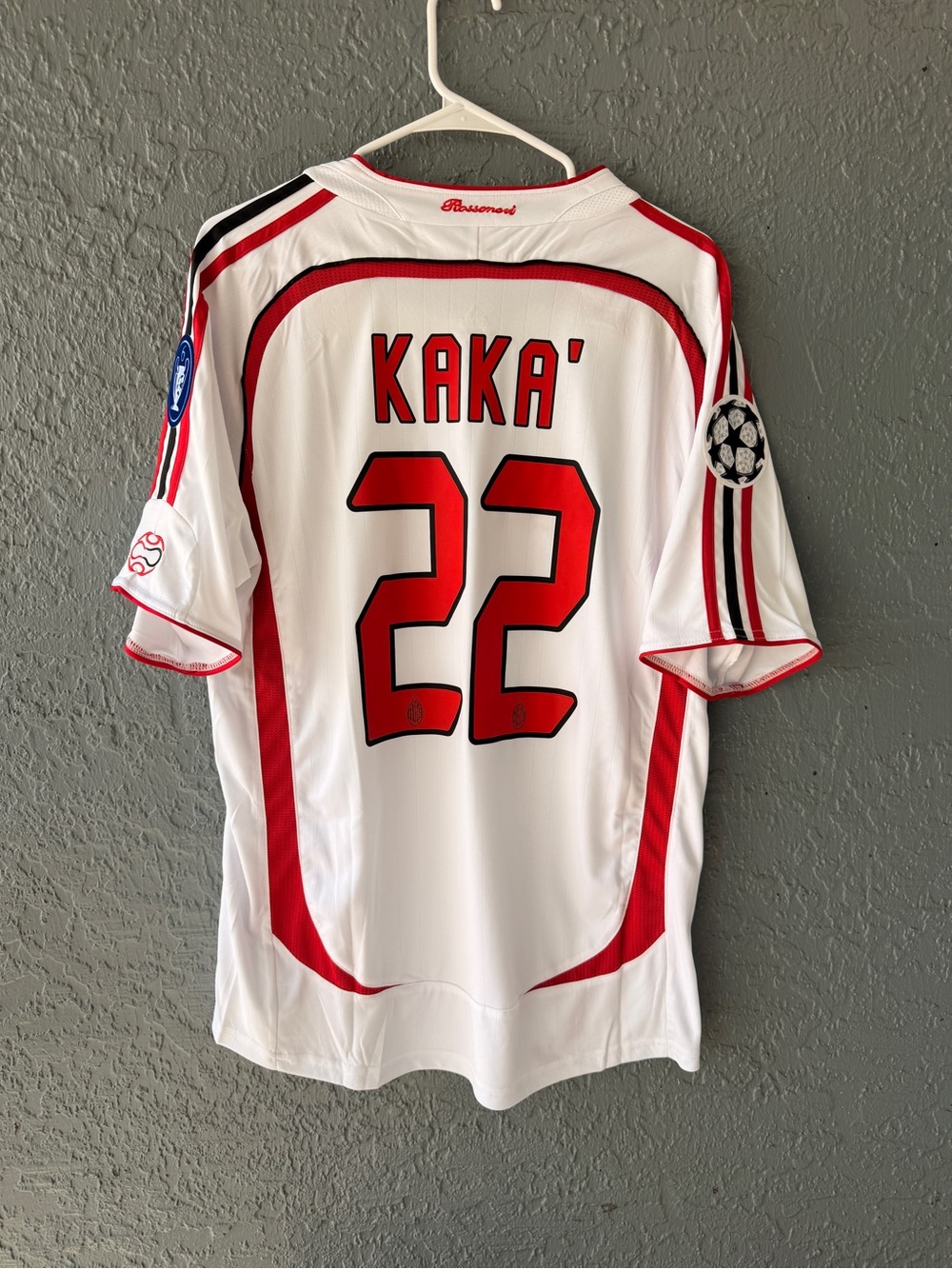 Milan Kaka 2007 Final White Retro Soccer Jersey Men